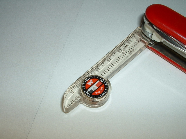 This tool is a thick plastic tool found on just a few Wenger knives.