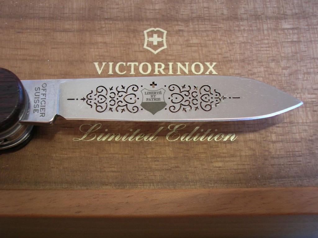 Kantonsmesser Waadt: Reverse Side of Blade