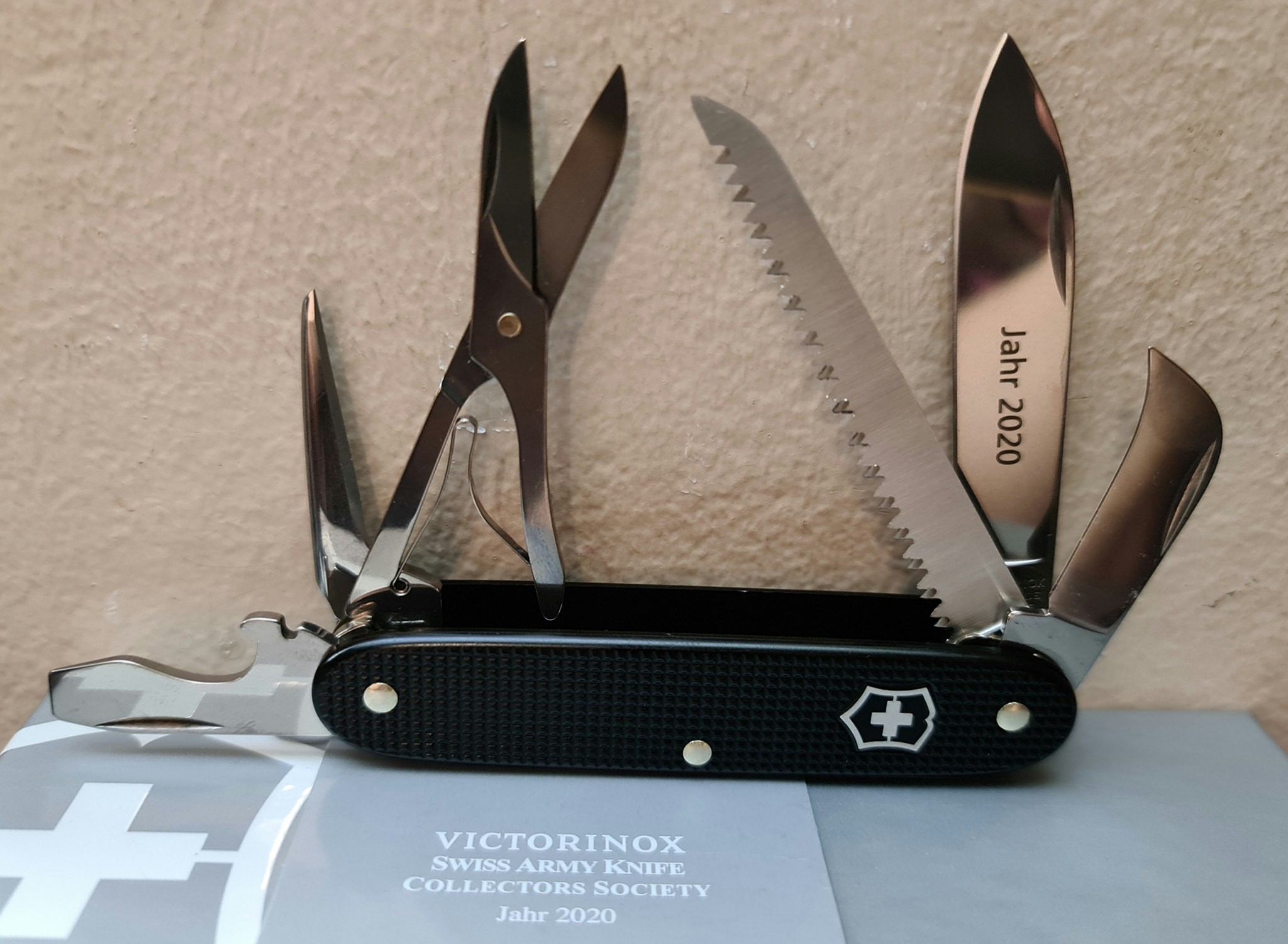 .. or Farmer X with pruning blade or Swiss Army 8 ? ! 
Image courtesy of Ashley Heslop from Facebook