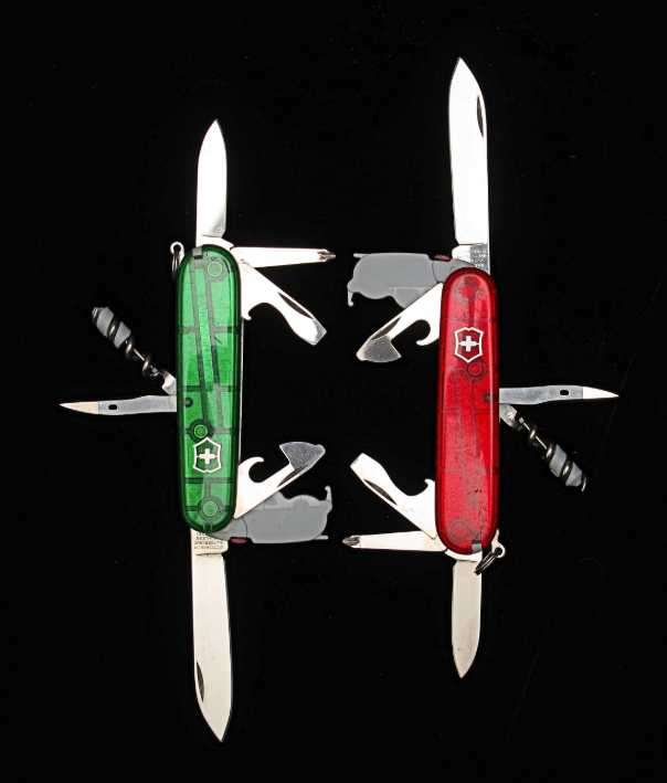 Spartan Lite with Red and Green Translucent Scales