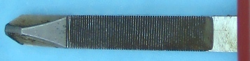 Early back side Phillips square shank with file